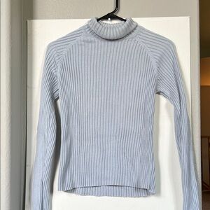 J. Crew Light Gray Cotton Sweater